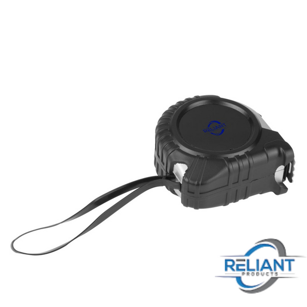 Reliant Products Magnetic Tape Measure 25FT with Fractions 1/8, Retractable Measuring Tape, Easy to Read Both Side Measurement Tape